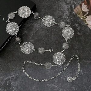 Chain Coin Western Boho Belt